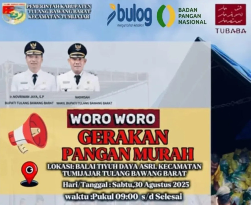 GERAKAN PANGAN MURAH SERENTAK SE INDONESIA DI KECAMATAN TUMIJAJAR