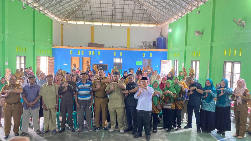 WAKIL BUPATI TULANG BAWANG BARAT MENINJAU KEGIATAN PEMERIKSAAN KESEHATAN GRATIS PROGRAM TUBABA Q SEHAT DI TIYUH DAYA ASRI