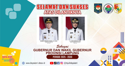 Gubernur dan Wakil Gubernur Provinsi Lampung Gubernur dan Wakil Gubernur Provinsi Lampung